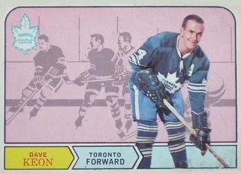 1968-69 O-Pee-Chee #198 Dave Keon Front