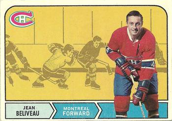 1968-69 O-Pee-Chee #166 Jean Beliveau Front