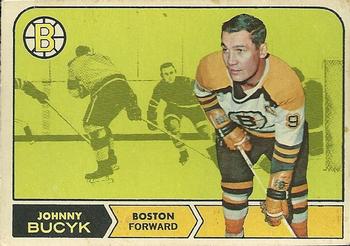 1968-69 O-Pee-Chee #5 Johnny Bucyk Front