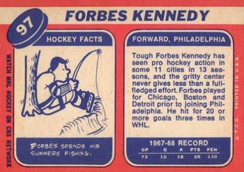 1968-69 Topps #97 Forbes Kennedy Back