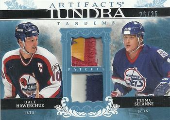 2009-10 Upper Deck Artifacts - Tundra Tandems Patches #TT-DT Dale Hawerchuk / Teemu Selanne  Front