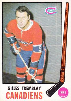 1969-70 O-Pee-Chee #168 Gilles Tremblay Front