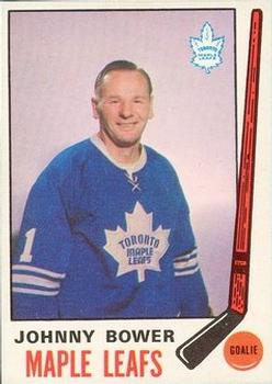 1969-70 O-Pee-Chee #187 Johnny Bower Front