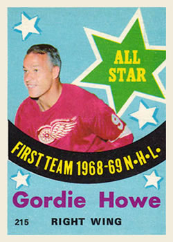 1969-70 O-Pee-Chee #215 Gordie Howe Front