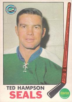 1969-70 O-Pee-Chee #86 Ted Hampson Front