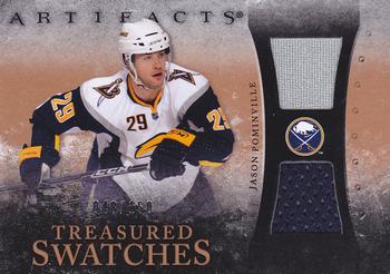 2010-11 Upper Deck Artifacts - Treasured Swatches #TS-JP Jason Pominville Front