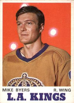 1970-71 O-Pee-Chee #160 Mike Byers Front