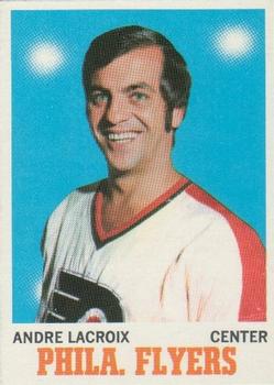 1970-71 O-Pee-Chee #84 Andre Lacroix Front