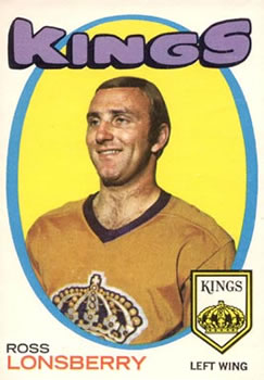 1971-72 O-Pee-Chee #121 Ross Lonsberry Front