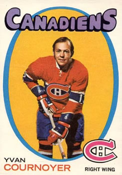 1971-72 O-Pee-Chee #15 Yvan Cournoyer Front