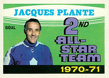 1971-72 O-Pee-Chee #256 Jacques Plante Front