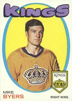 1971-72 O-Pee-Chee #34 Mike Byers Front