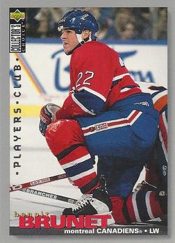 1995-96 Collector's Choice - Player's Club #35 Benoit Brunet Front