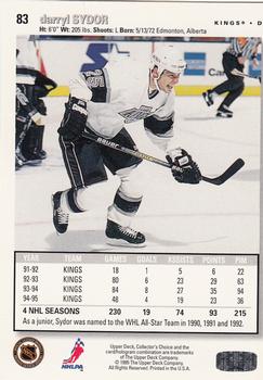 1995-96 Collector's Choice - Player's Club #83 Darryl Sydor Back