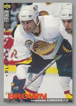 1995-96 Collector's Choice - Player's Club #301 Jeff Brown Front