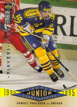 1995-96 Collector's Choice - Player's Club #350 Samuel Pahlsson Front