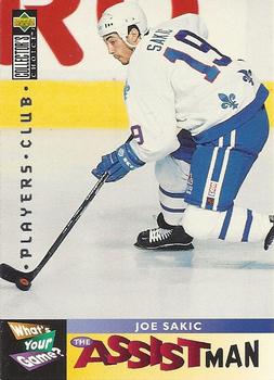 1995-96 Collector's Choice - Player's Club #362 Joe Sakic Front