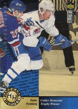 1995-96 Collector's Choice - Player's Club #391 Peter Forsberg Front
