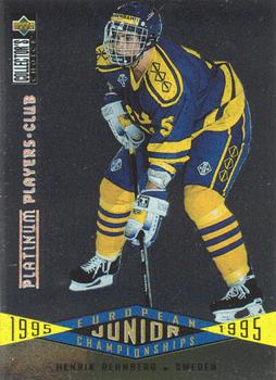 1995-96 Collector's Choice - Platinum Player's Club #347 Henrik Rehnberg Front