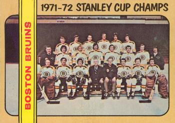 1972-73 O-Pee-Chee #276 1971-72 Stanley Cup Champions Front