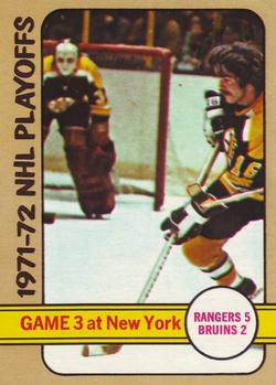 1972-73 Topps #4 1971-72 NHL Playoffs Game 3 Front