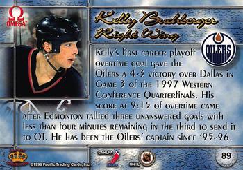1997-98 Pacific Omega - Copper #89 Kelly Buchberger Back
