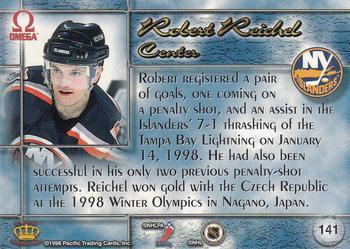 1997-98 Pacific Omega - Gold #141 Robert Reichel Back