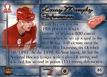 1997-98 Pacific Omega - Ice Blue #85 Larry Murphy Back