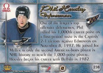 1997-98 Pacific Omega - Ice Blue #238 Phil Housley Back