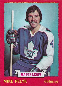1973-74 O-Pee-Chee #71 Mike Pelyk Front