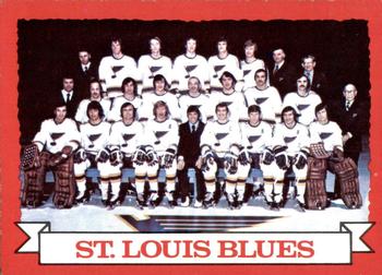 1973-74 O-Pee-Chee #105 Blues Team Front