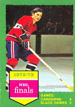 1973-74 O-Pee-Chee #197 1972-73 NHL Finals (Series G) Front