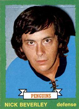 1973-74 O-Pee-Chee #239 Nick Beverley Front