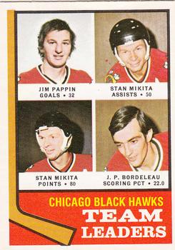 1974-75 O-Pee-Chee #69 Chicago Blackhawks Front