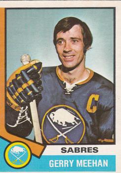1974-75 O-Pee-Chee #99 Gerry Meehan Front