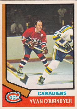 1974-75 O-Pee-Chee #140 Yvan Cournoyer Front