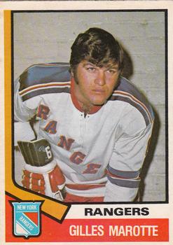 1974-75 O-Pee-Chee #373 Gilles Marotte Front