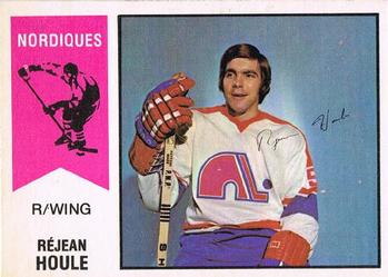 1974-75 O-Pee-Chee WHA #41 Rejean Houle Front