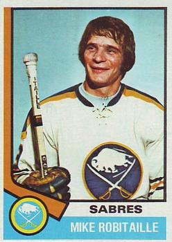 1974-75 Topps #159 Mike Robitaille Front