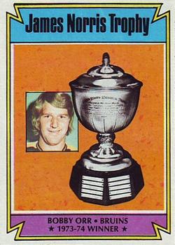 1974-75 Topps #248 James Norris Trophy Front