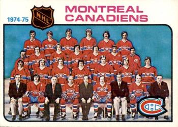 1975-76 O-Pee-Chee #90 Montreal Canadiens Front
