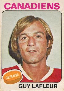 1975-76 O-Pee-Chee #126 Guy Lafleur Front