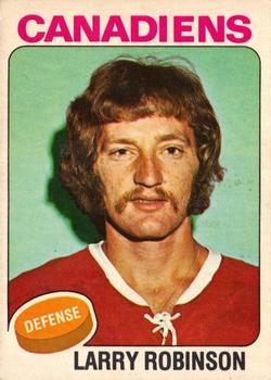 1975-76 O-Pee-Chee #241 Larry Robinson Front