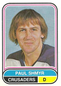 1975-76 O-Pee-Chee WHA #5 Paul Shmyr Front