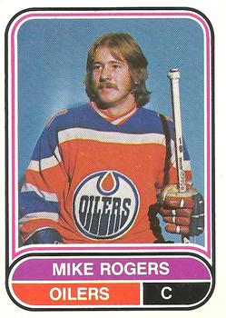 1975-76 O-Pee-Chee WHA #8 Mike Rogers Front