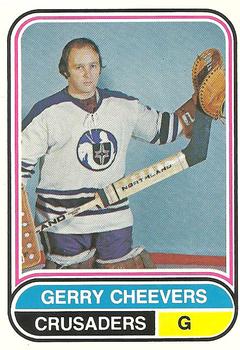 1975-76 O-Pee-Chee WHA #20 Gerry Cheevers Front