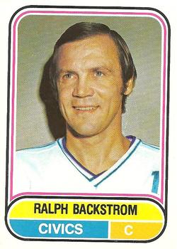 1975-76 O-Pee-Chee WHA #23 Ralph Backstrom Front