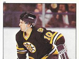 1983-84 O-Pee-Chee Stickers #49 Barry Pederson  Front
