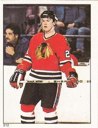 1983-84 O-Pee-Chee Stickers #312 Steve Larmer  Front