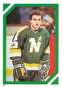 1985-86 O-Pee-Chee Stickers #41 Brian Bellows Front